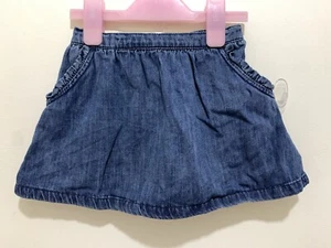 Cute Baby Girls Next Blue Denim Ruffle Trim Skirt 18-24m๐ - Picture 1 of 8