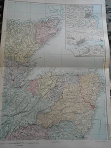 Antique Print of Map 1891 SCOTLAND N.E. - Picture 1 of 1