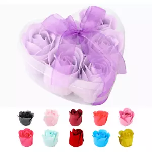 24 Scented Rose Soap Wedding Favors Gift Boxes Ribbons Party Events Decorations - Picture 1 of 66
