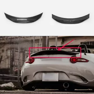 Spoiler labio de fibra de carbono estilo maletero trasero para Mazda MX5 Miata ND RF fibra de carbono LMS - Imagen 1 de 8