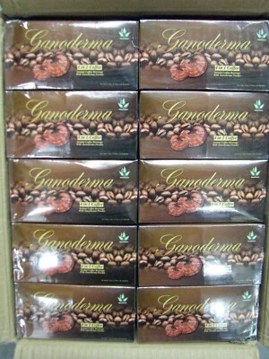 DIAMOND INTEREST Ganoderma Coffee 4 -1 Creamer & Sugar 40 Boxes - 4 in 1, Healthy Coffee 800 pks