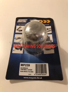 NUOVO MAYPOLE MP239 copertura a sfera di traino in alluminio - adatto a sfera di traino 50 mm - VENDITORE UK! - Foto 1 di 5