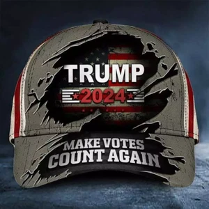 Trump 2024 Make Votes Count Again Republicans Gift Classic Baseball Cap US Size - Picture 1 of 3