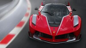 Ferrari Fxx-K Super Sport Voiture Grand Affiche Mural Estampe Taille A4 A2 A1 A0