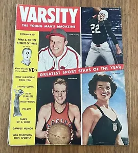 Varsity The Young Man’s Magazine (December, 1948) Stan Musial - Picture 1 of 3