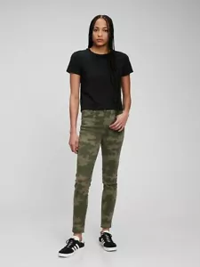 Jeans GAP donna vita alta vero skinny mimetico con washwell - nuovo con etichette - Foto 1 di 3