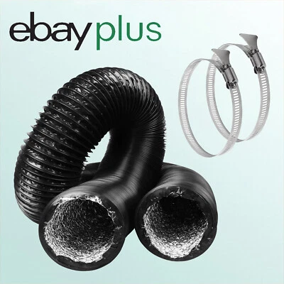 MARKENLOS Lüftungsschlauch PVC Alurohr Flexrohr Lüftungsrohr Klimaanlage Abluftschlauch