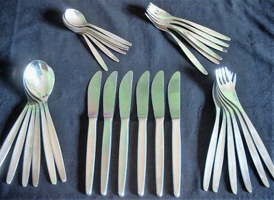 WMF  Stockholm 30 teilig 6 Pers. , 90 er Silber TOP ZUSTAND  ( 2 mal vorhanden ) - Bild 1 von 3