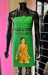 Molly & Tommy Chicks Rock Schürze Pride Green - Bild 1 von 2