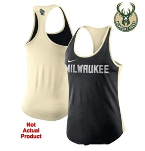 Milwaukee Bucks Nike Donna City Edition Racer Back Tank Basket Sportivo - Foto 1 di 10