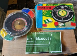 🎄Vintage 🎄 Roulette Wheel 🎄Christmas Games 🎄 - Picture 1 of 17
