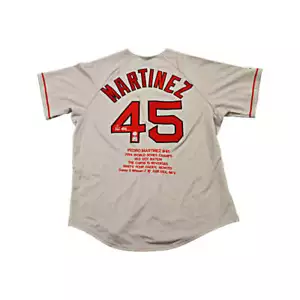 Pedro Martinez Boston Red Sox Autographed Signed Majestic Jersey (Schwartz/MLB) - Picture 1 of 3