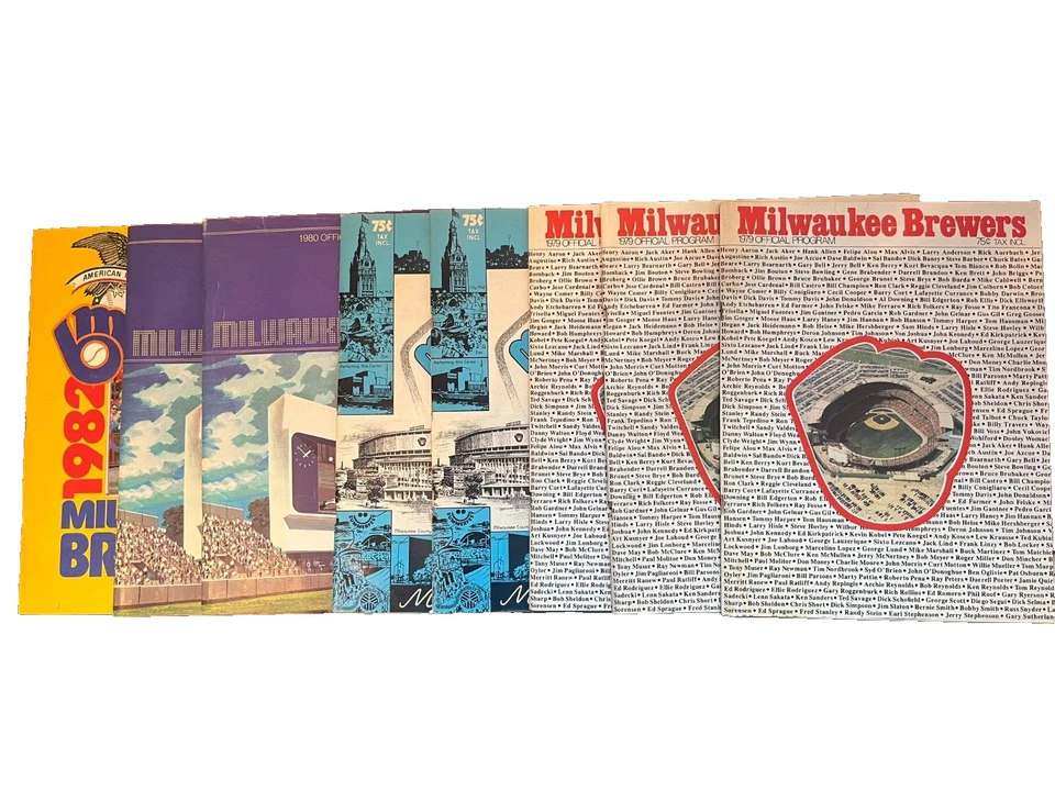 Milwaukee Brewers Official Programs-1979,1980,1982 ALCS - Image 1 of 1