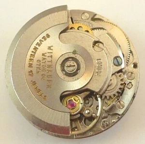Movimiento Reloj Pulsera Wittnauer LDS Vintage - 07KA con fecha - Piezas/Reparación - Imagen 1 de 5