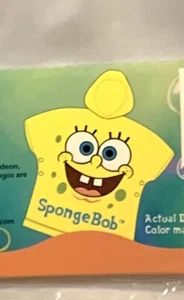 SpongeBob Squarepants Unisex Hooded Rain Poncho Boys Girls Size 4-7 Nickelodeon - Picture 1 of 3