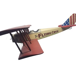 Authentic Models Curtiss Jenny JN-4 WW1 era Biplane the Flying Circus 30" wings - Picture 1 of 8