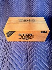 TDK E-HG TC-30 Extra High Grade VHS-C 2 PACK. New. Sealed tapes