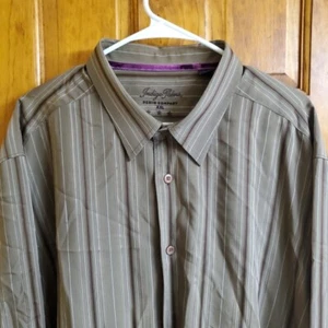 Indigo Palms Denim Company Khaki Long Sleeve Button Down Size XXL - Picture 1 of 7