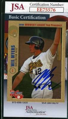 Wil Myers 2010 Mwl Rookie Jsa Coa Hand Signed Authentic Autograph - Image 1 of 2