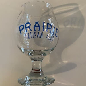 Prairie Artisan Ales Script Flight Snifter calice bicchiere birra Tulsa Prairie BOMB - Foto 1 di 5