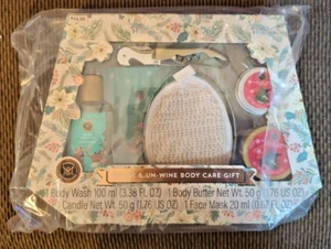 Relax & Un-Wine Body Care Gift-Set, Body Butter, Candle, Face Mask, Body Wash - Picture 1 of 1