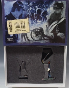 W. BRITAIN BROTHER VS BROTHER FORWARD BOYS 00278 AMERICAN CIVIL WAR SOLDIER NIB - Picture 1 of 5
