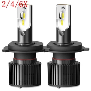2/4/6X H4 9003 HB2 LED Headlight Bulbs Kit High Low Beam Super Bright 6000K - Imagen 1 de 40