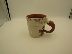 Taza de café de cerámica Starbucks Autumn Fox 355 ml mango cola de zorro - Imagen 1 de 6