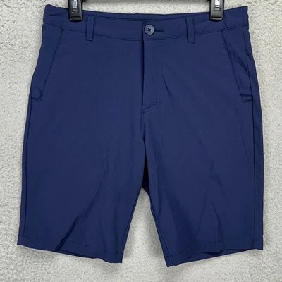 Pantalones Cortos Chinos de Golf Oakley Para Hombres 30 Azul Marino Calce Regular Frente Plano Elastizados Logo Foto 1 de 4