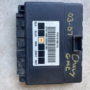 03-06 Express Gmc sierra silverado BODY CONTROL MODULE GM BCM 15198115 OEM 5278 - Picture 1 of 6