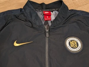 Nike Football Club Windbreaker Jacket men's XL Gold Embroidered SEM Risco Camo - Picture 1 of 16