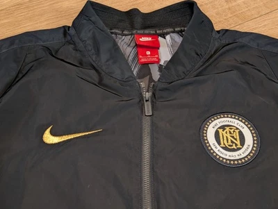 Nike Football Club Windbreaker Jacket men's XL Gold Embroidered SEM Risco Camo - Image 1 of 4
