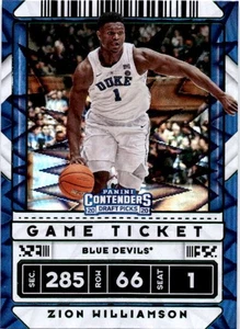 2020-21 Panini Contenders Draft Picks Green Explosion #13 Zion Williamson - Picture 1 of 2