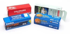4x 110 Pocket Film Lot - Lomography Color Slide X-Pro, Konica Centuria & Super - Bild 1 von 3