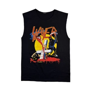 Slayer Reign in Blood Cut-Off T-Shirt Thrash Metal Band Tank Top Tee L - Bild 1 von 8