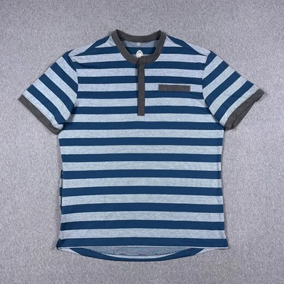 Camisa Club Ride Para Hombre Grande Azul Gris Rendimiento Ligera Ciclismo Bolsillo con Cremallera Foto 1 de 4