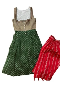 Lodenfrey Dirndl „Hanna“ Leinen mit Schürze – Gr. 42 | Leinen, kein Polyester - Bild 1 von 8
