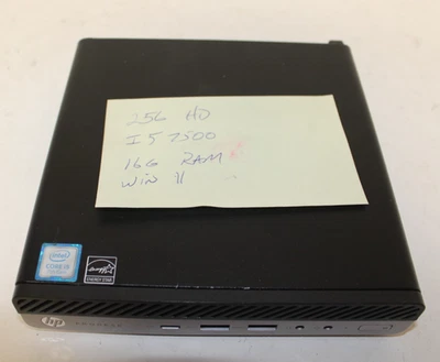 HP ProDesk 600 G3 Mini (Intel Core i5 7th Gen 2.70GHz 16GB 256GB Win 11 Pro) - Image 1 of 4