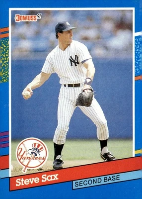 1991 Donruss #163 Steve Sax - Image 1 of 2