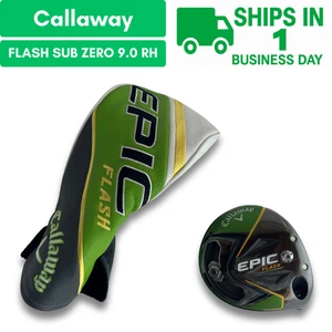 Callaway EPIC FLASH SUB ZERO 9* testina driver RH con copricapo USATO SPEDIZIONE VELOCE - Foto 1 di 22