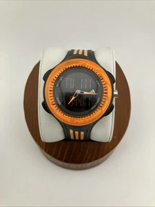 Adidas Unisex 42mm Sports Watch Orange/Black Tone Analog Digital ADP1578 - RUNS - Picture 1 of 23
