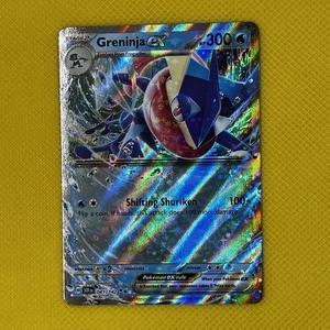 Greninja ex 041/142 Rare Holo Stellar Crown Pokemon Karte NM - Bild 1 von 2