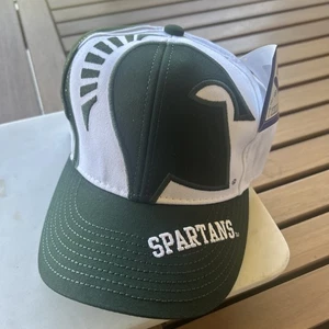 Vintage The Game Big Logo Spartans Michigan State MSU SnapBack Mütze Kappe Neu mit Etikett Neu aus altem Lagerbestand selten - Bild 1 von 18