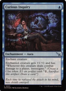 Curious Inquiry U Murders at Karlov Manor 51 NM Foil - Picture 1 of 2