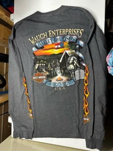 2008 Waugh Enterprises Orange Virginia Harley-Davidson T Shirt Size XL Orange - Picture 1 of 4