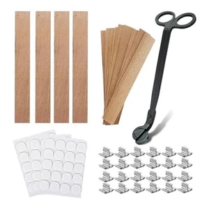 Holzdocht mit Dochtschneider-Schneidkerzen-Bastelset für DIY-Kerzenherstell1100 - Bild 1 von 6