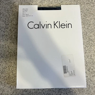 Pantimedias 92 CK Calvin Klein Silken Sheer Style791 talla 2 color negro Foto 1 de 2