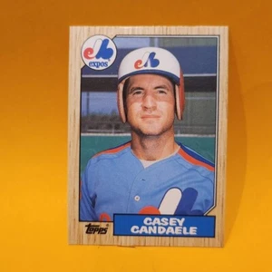 1987 Topps Traded #17T Casey Candaele Montreal Expos Baseball Card - Picture 1 of 2