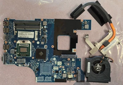 Lenovo ThinkPad Edge E545 - A6-5350M@2.9GHz Motherboard / LA-8127P heatsink fan - Image 1 of 4