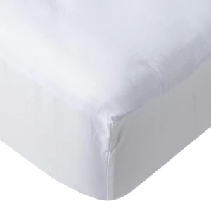 Luxury Queen Size Fitted Sheet in 100 Percent Egyptian Cotton, 600 Thread Count, - Picture 1 of 12